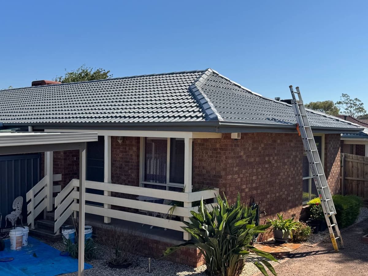 Tile roof restoration completed Newtown – Skyways Roofing Geelong