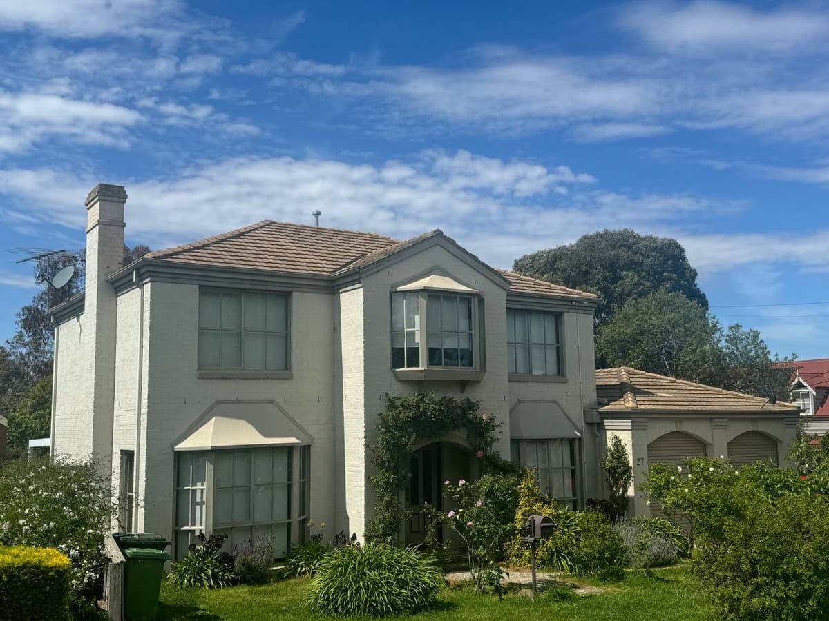 Tile roof restoration before Highton – Skyways Roofing Geelong