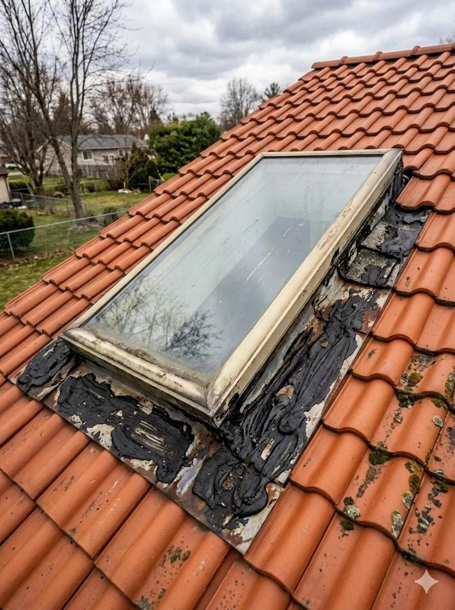 Leaks around skylights and roof penetrations in Sunbury