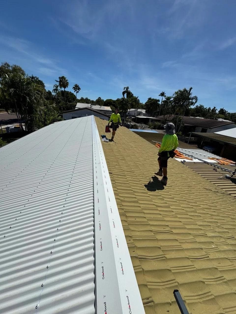 Metal re-roofing Sunbury — Sky Ways Roofing